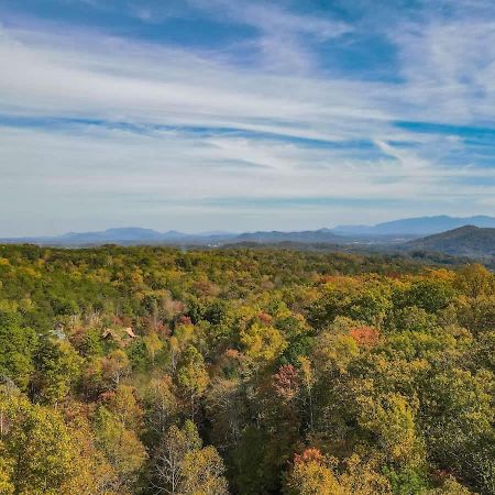 View! Cozy, Private, Fireplace, Hot Tub Log Cabin, Honeymoon! Sevierville Exterior foto